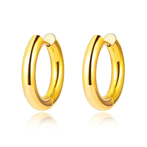 18K Gold Plated Stainless Steel Chunky Earrings