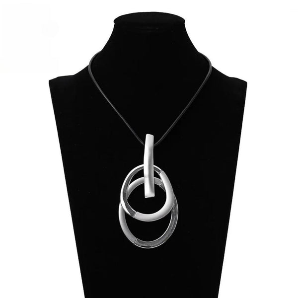 Circular Circle Vintage Long Collares Chains Christmas Gift