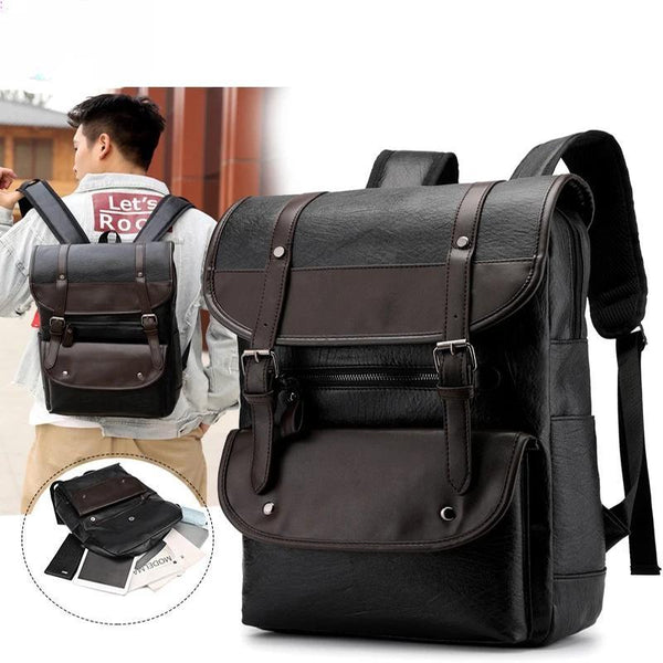 New Backpack Men's Trendy Retro Bag Business Computer Bag