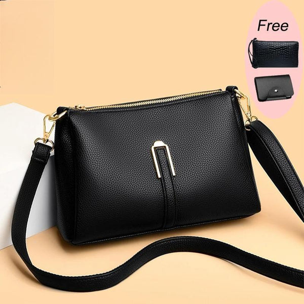 New Women Genuine Leather Handbags Shoulder Bags