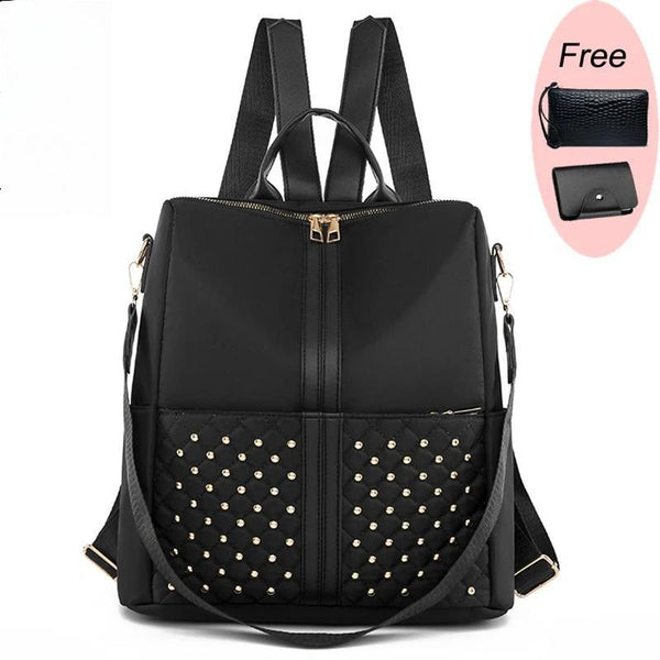 New Multifunction Backpack Women Waterproof Oxford Cloth Bagpack