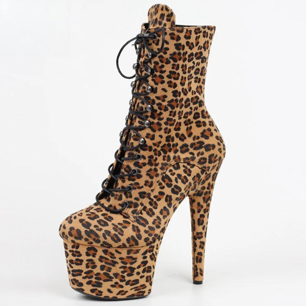 6.5 Inch High Heel Exoticpole Ankle Boots Size36-43