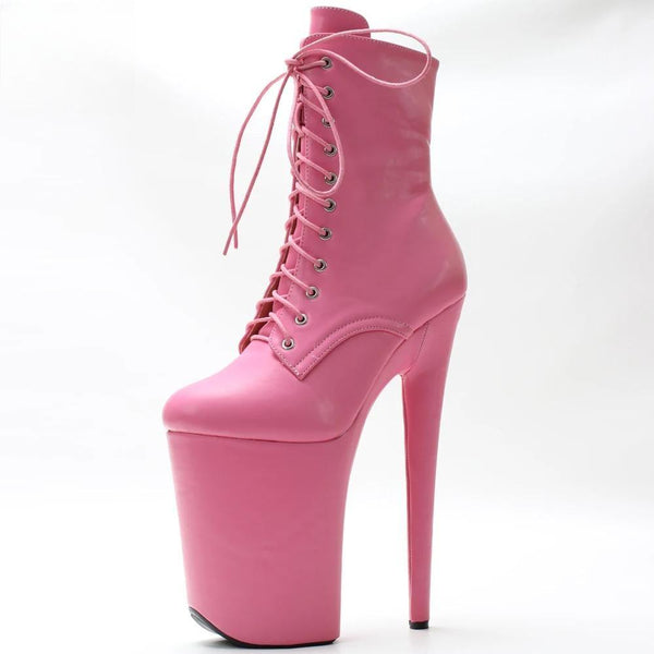 23CM High Heel Platform Exotic Pole Dancing Ankle boots Size36-40