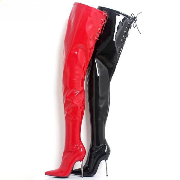 Women's Winter/Autumn Folding Over the Knee Boots Sexy Thin High Heel Boots