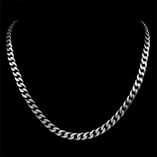 Antique Cuban Link Chain Rope Rapper Necklace for Men Women