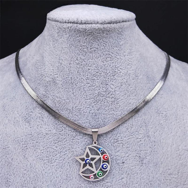 Fashion Stainless Steel Catholic Cross Necklaces Women