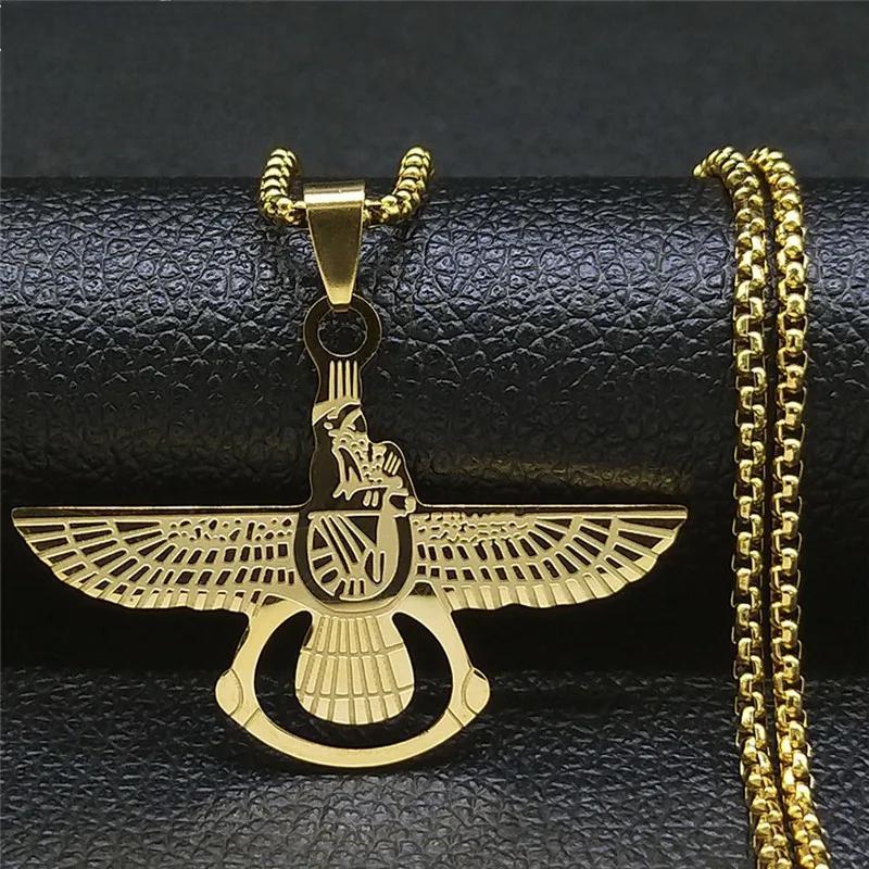 Stainless Steel Mazda Religion Necklace Chains Gold Color