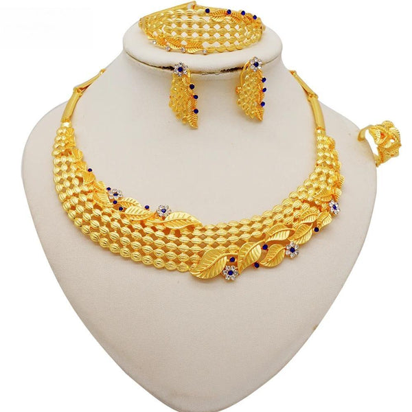 Jewellery Sets Ethiopia Dubai Jewelry Sets For Women African Party Wedding Gifts