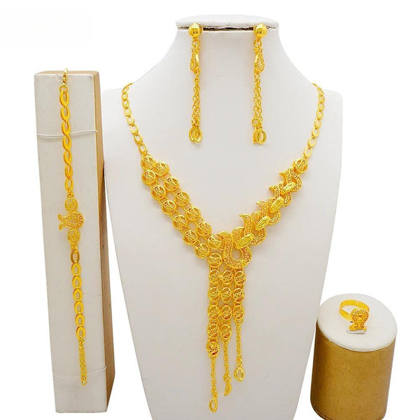 Luxury Indian Jewellery Tassel Necklace Jewelry Sets For Women