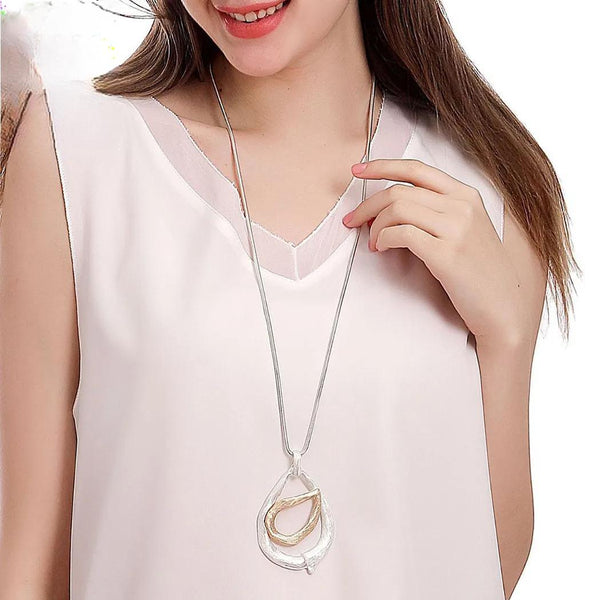 Fashion Long Chains Necklace Vintage Jewelry for Women