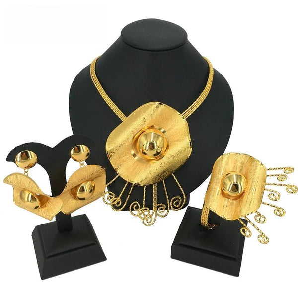 Bold Jewelry  Flower Jewelry Brazilian Jewelry Sets For Women