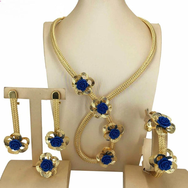 Brazilian Jewelry Sets  For Women Wedding Bridal Jewelry Asseccories