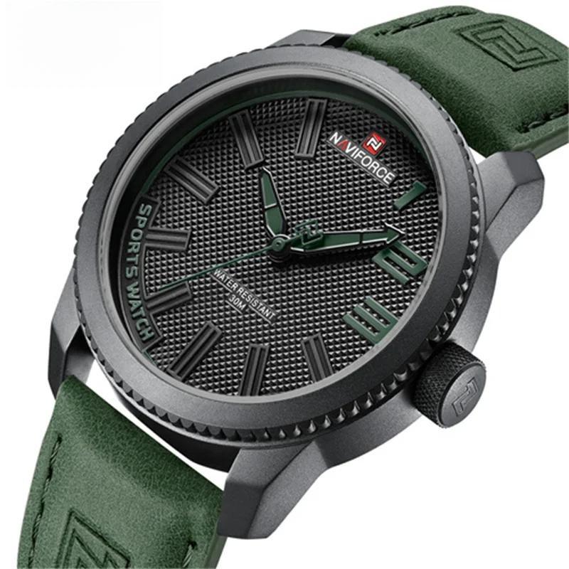 Fashion Brand New Style Men Quartz Watch Military Sports Leather Watches