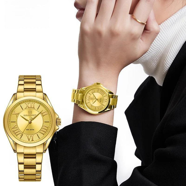 Women Quartz Bracelet Watches Simple Fashion Waterproof Wristwatch