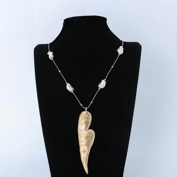 Vintage Gold Color Long Chains Collares Necklace for Women