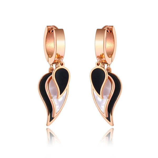 Trendy Stainless Steel Wings Bohemia Party Earrings For Women