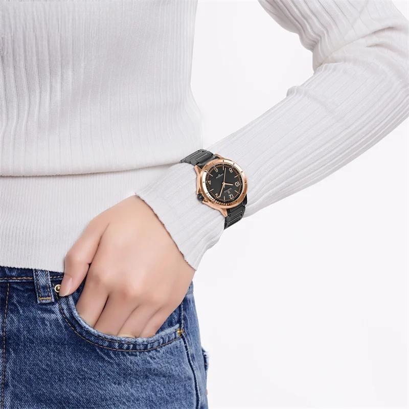 Elegant Female Wristwatches Stainless Steel Band Quartz Ladies Watches Popular Gifts