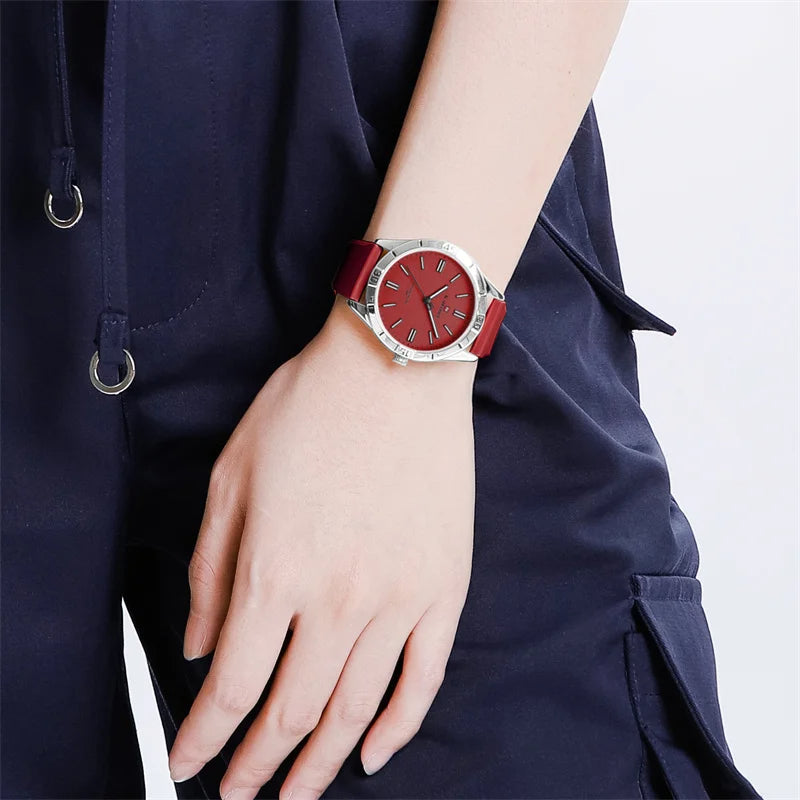 Women Wristwatches Silicone Strap Female Fashion Simple Quartz Watch