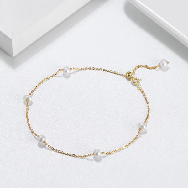 Gold 925 Sterling Silver Bracelet