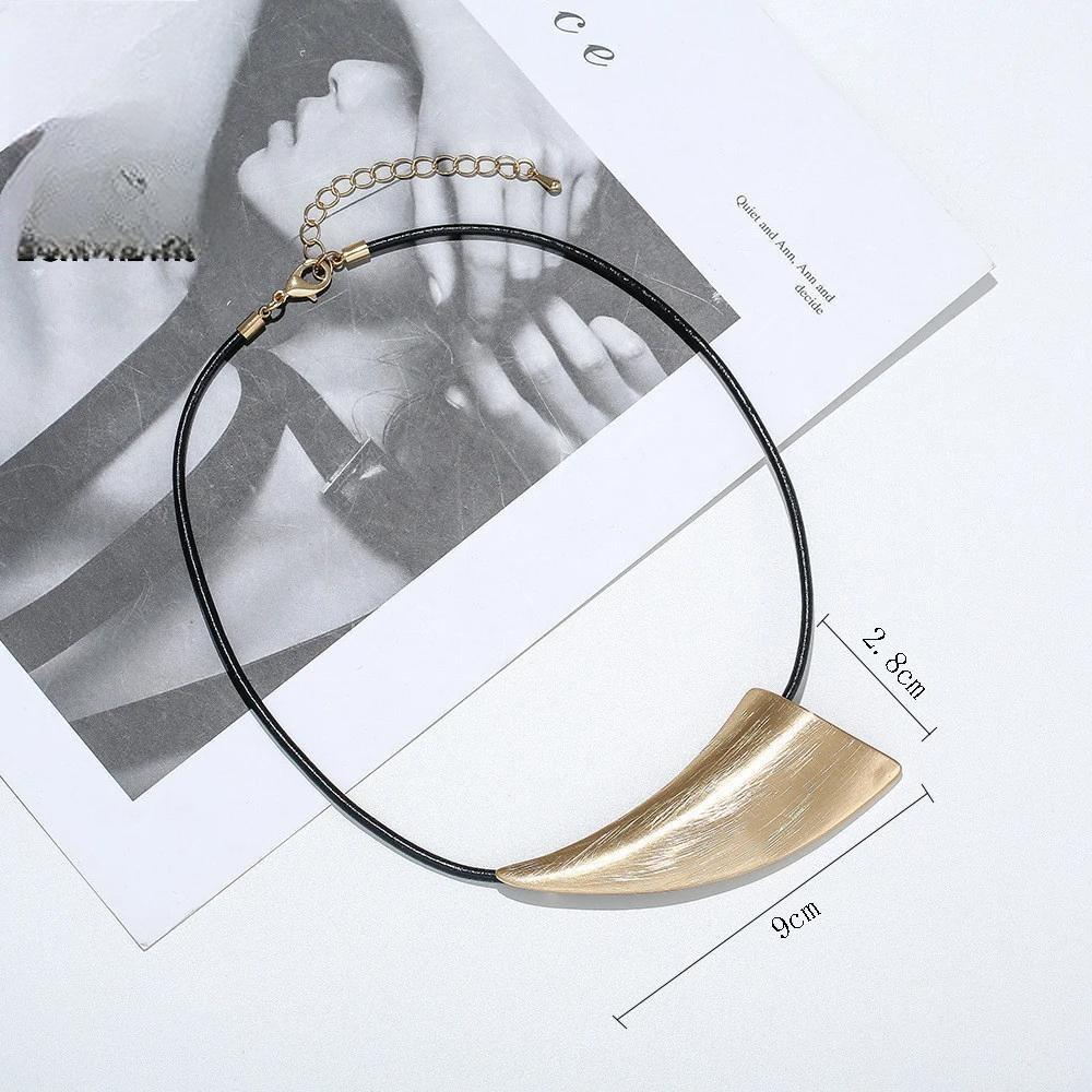 Trend Geometric Choker Necklace Chains On the Neck Pendants for Women