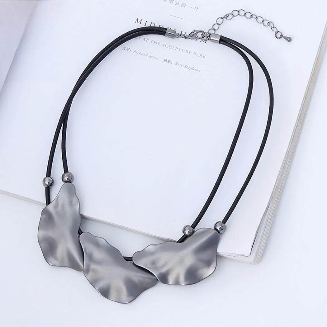 Vintage Geometric Neck Chokers Collares Necklace