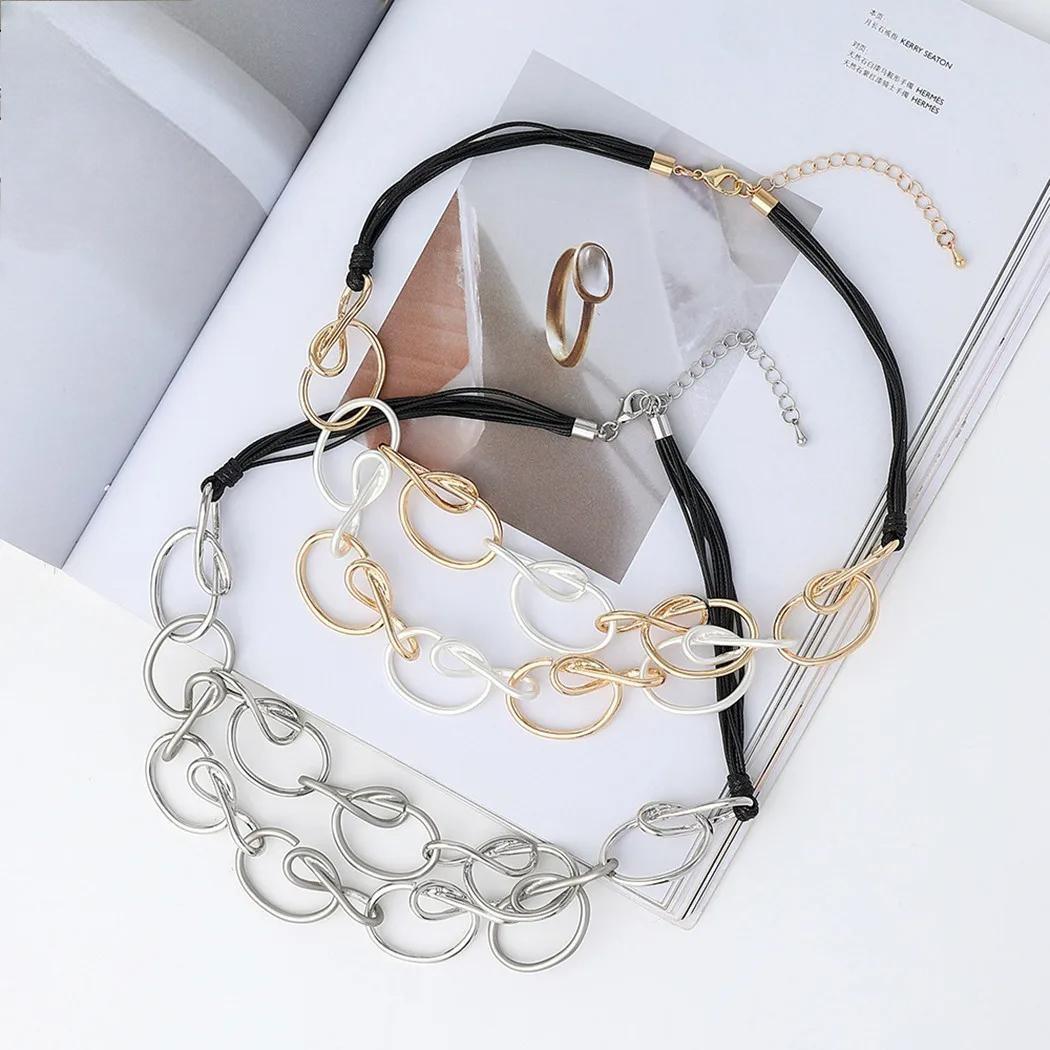 New in Fashion Chokers Collare Necklace Goth Jewelry for Women