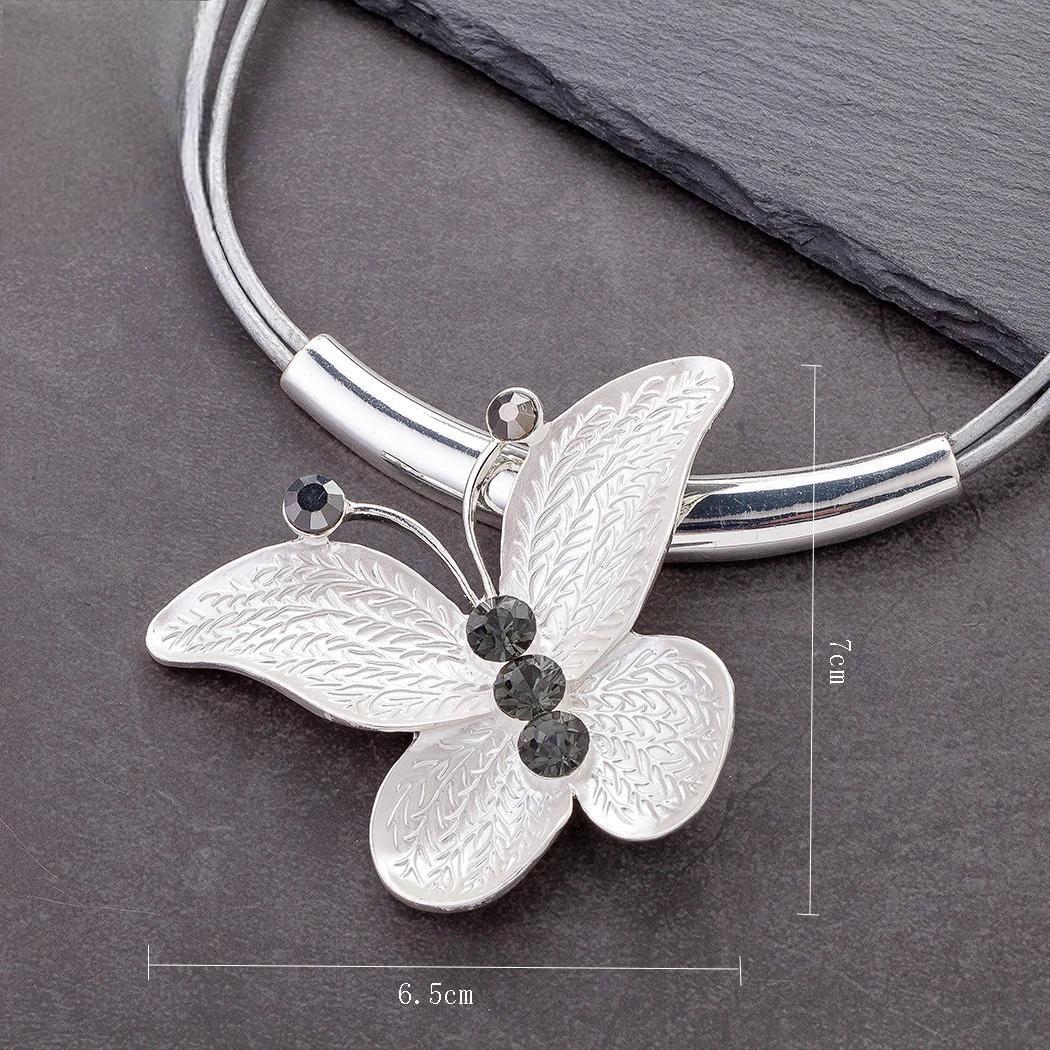 Trendy Neck Choker Butterfly Necklace for Women Chains