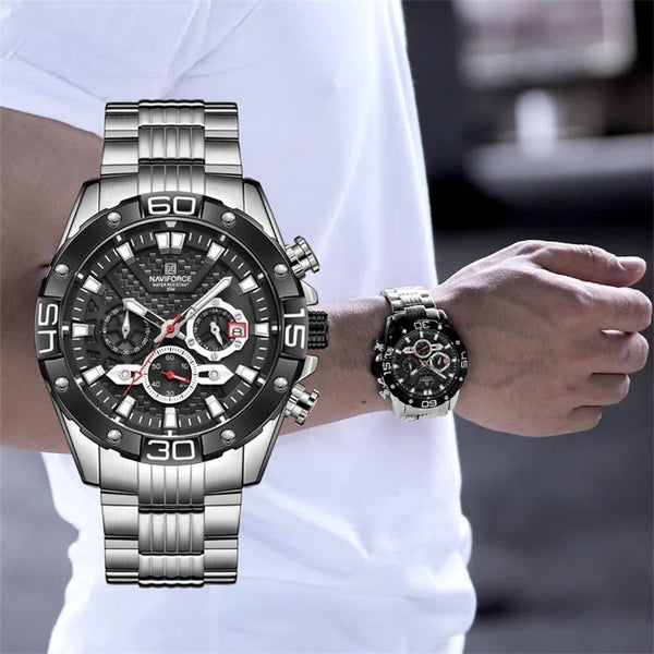 New Men's Watches Military Analog Chronograph Sport Waterproof Wrist watch