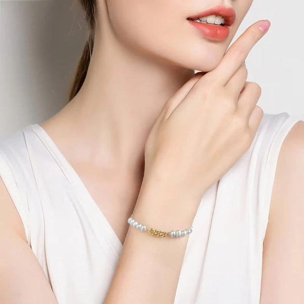 14k Gold 925 Sterling Silver Bracelet