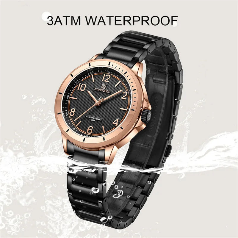 Elegant Female Wristwatches Stainless Steel Band Quartz Ladies Watches Popular Gifts