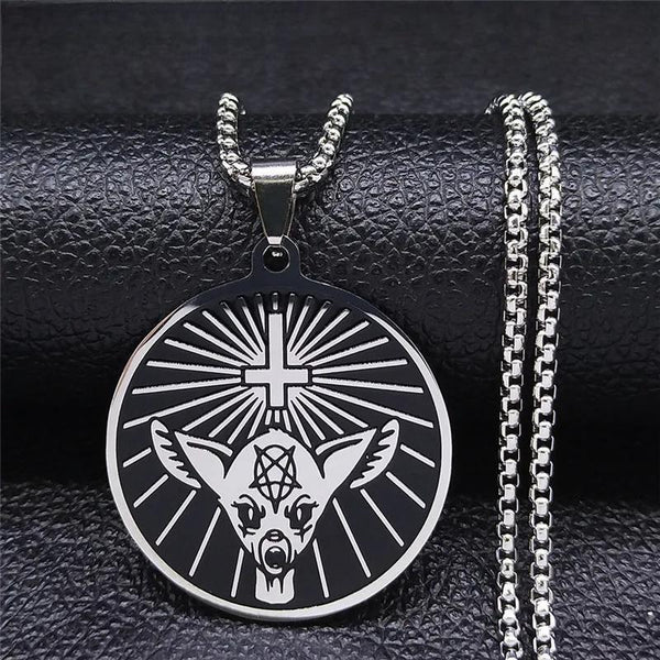 NOBIS Stainless Steel Necklace Knight Templar Cross Necklaces