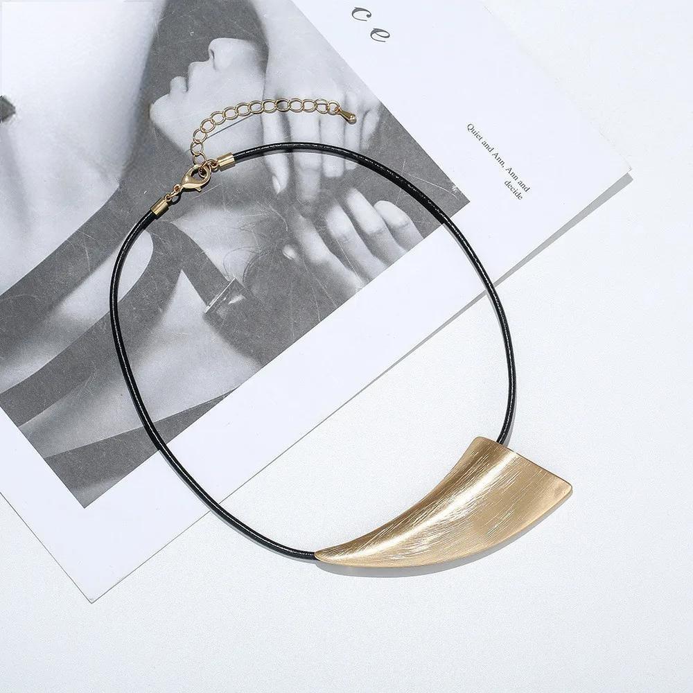 Trend Geometric Choker Necklace Chains On the Neck Pendants for Women