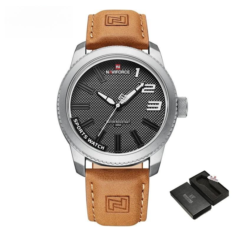 Fashion Brand New Style Men Quartz Watch Military Sports Leather Watches