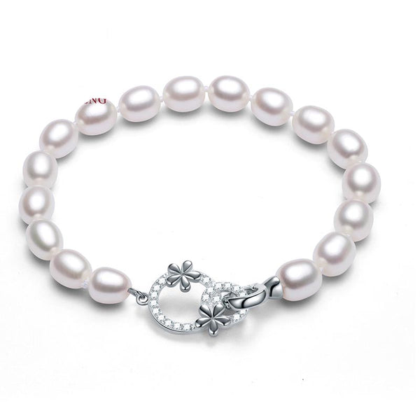 Beauty Flower AAAA Natural Freshwater Pearl Bracelet For Women Gift