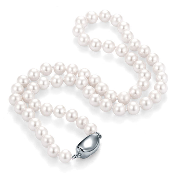 Elegant Women Top Pearl Necklace