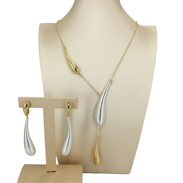 Simple Jewelry Dubai Costume Jewelry  Necklace and Earrings for Women