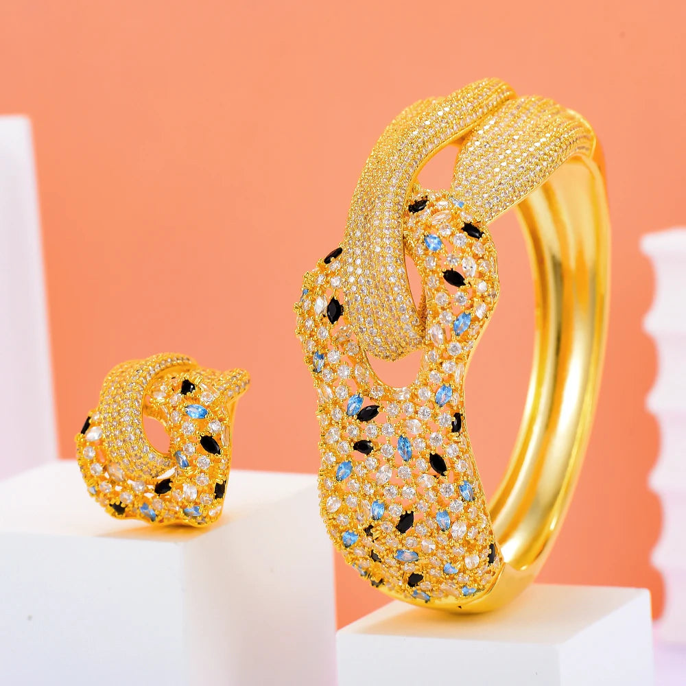 Disco Ball African Bangle Ring Set Fashion Jewelry Sets For Women