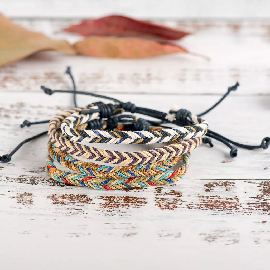 Braided Adjustable Handmade Macrame Rope Woven Bracelet