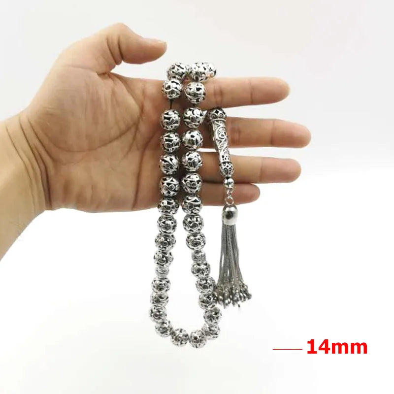 Big size Tasbih Men Metal beads Eid gift RAMADAN arabic fashion accessories bracelet