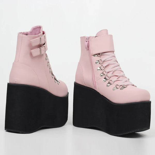 11cm High Heel Unisex's Lolita Punk Fashion Gothic Creepers Shoes