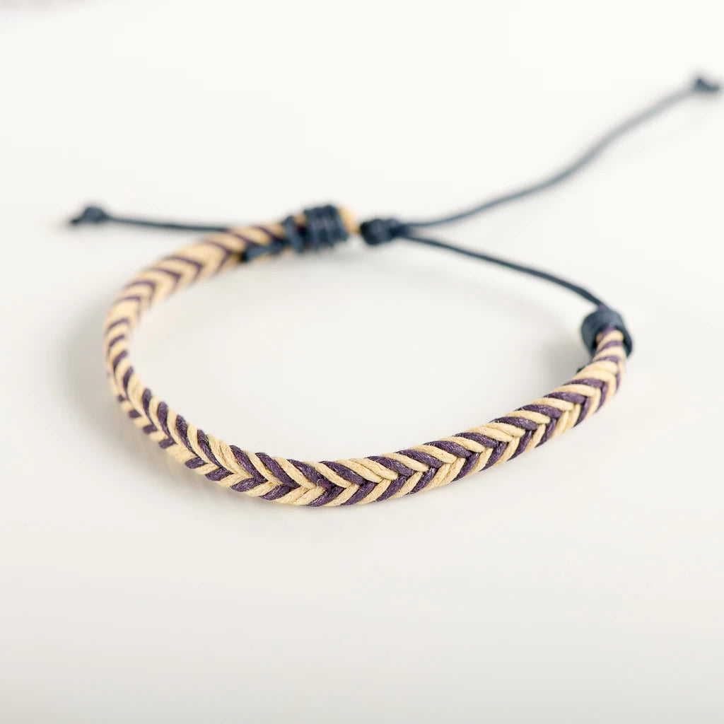 Braided Adjustable Handmade Macrame Rope Woven Bracelet