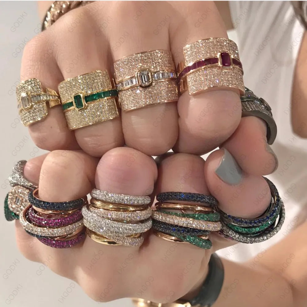 Original Design Luxury Statement Stackable Ring For Women