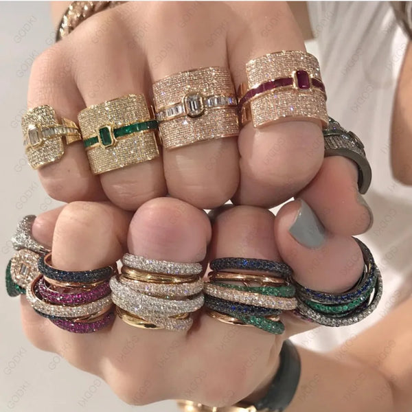 Original Design Luxury Statement Stackable Ring For Women