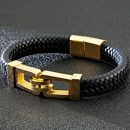 Handmade Men's Leather Wrap Bracelet For Men