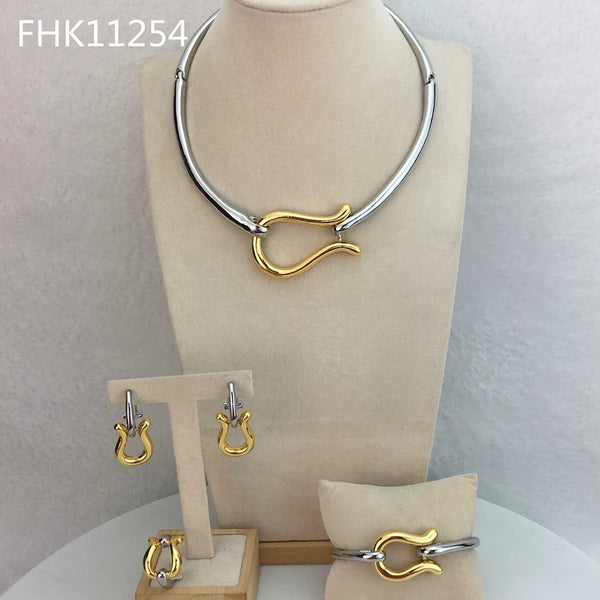 Dubai Fine Jewlery  Classic Jewelry Sets  Necklace for Women