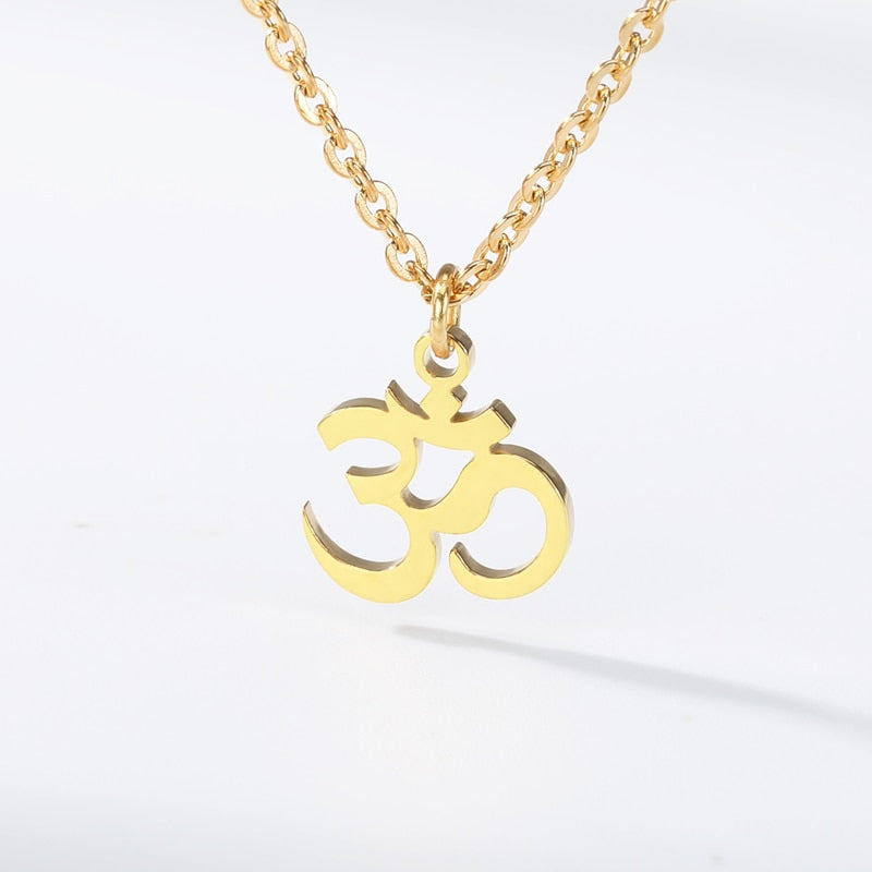 Ohm Unisex Indian OM Symbol Necklace For Woman