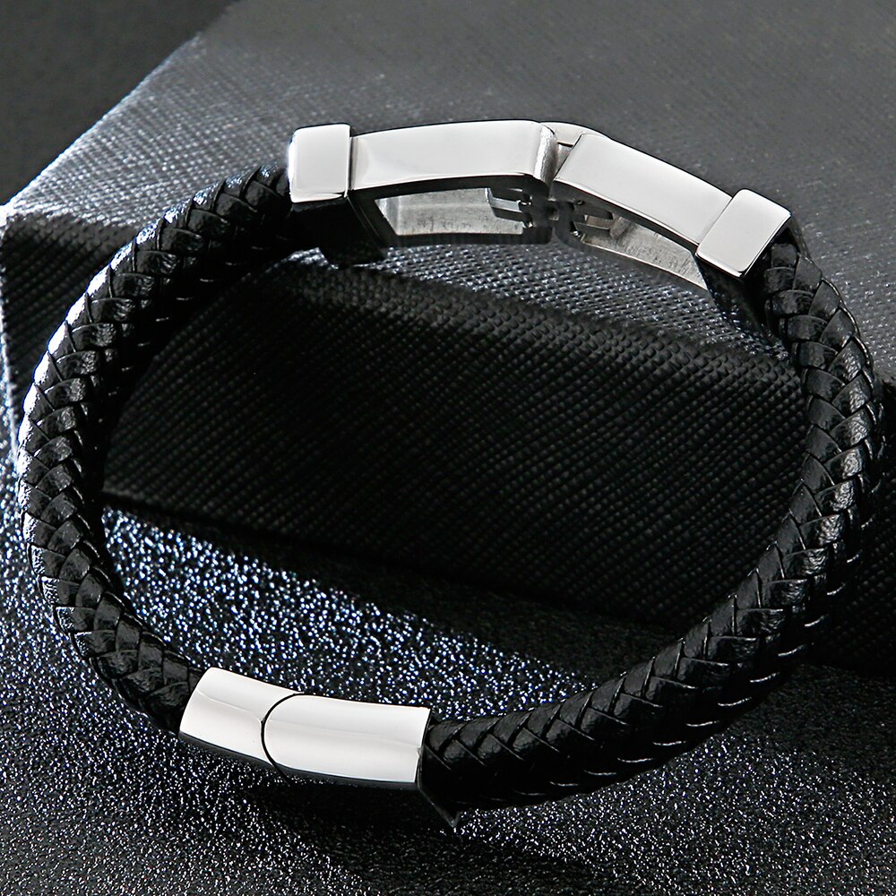 Handmade Men's Leather Wrap Bracelet For Men