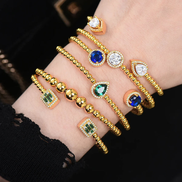 Mix Match European Trendy  stackable mix match Multiple styles bracelets For Women