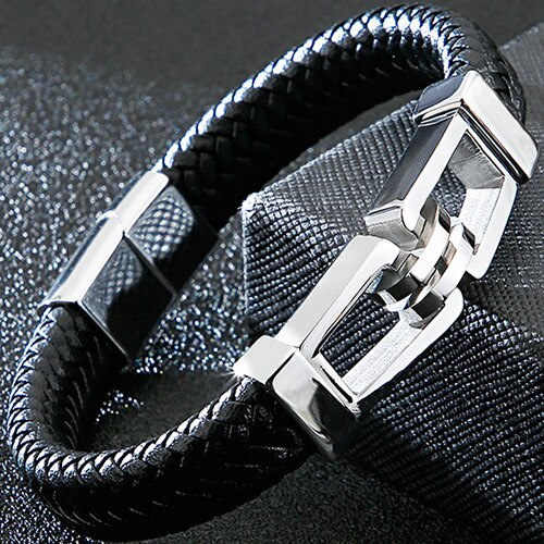 Handmade Men's Leather Wrap Bracelet For Men