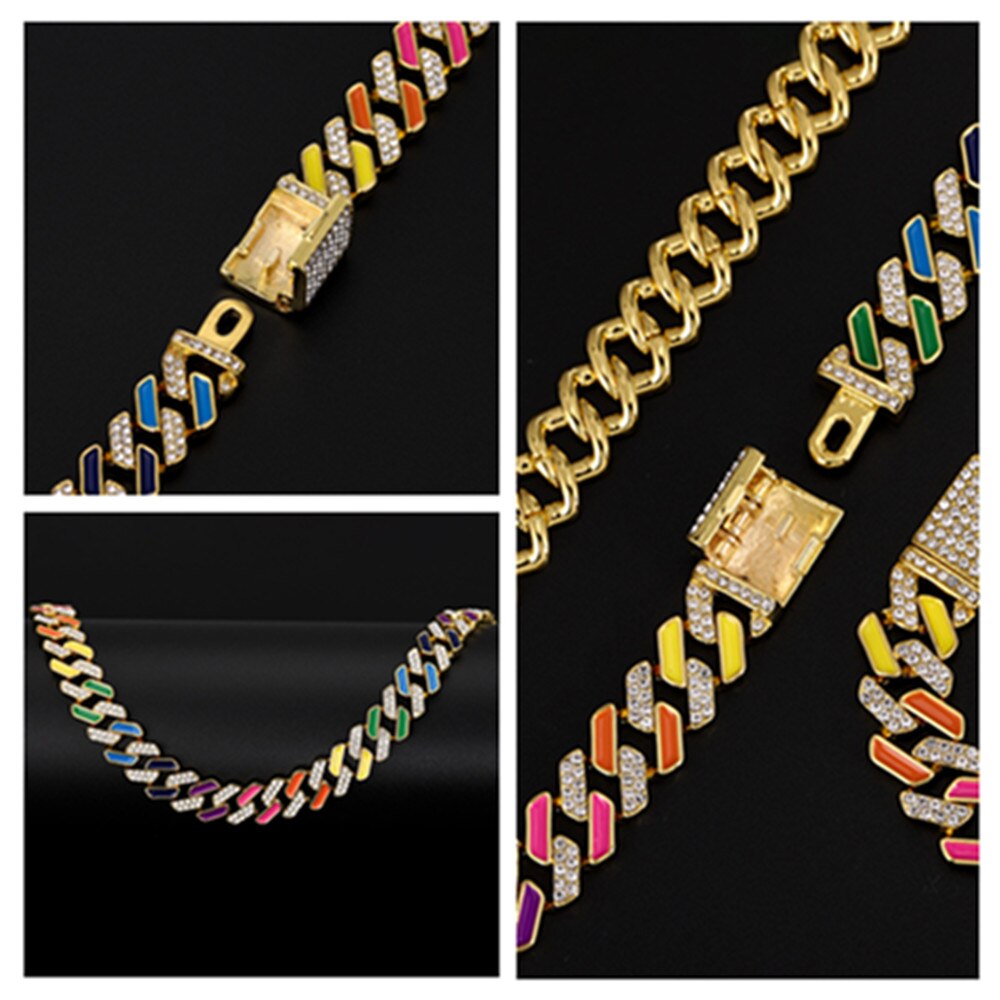 12mm Miami Cuban Link Chain For Women